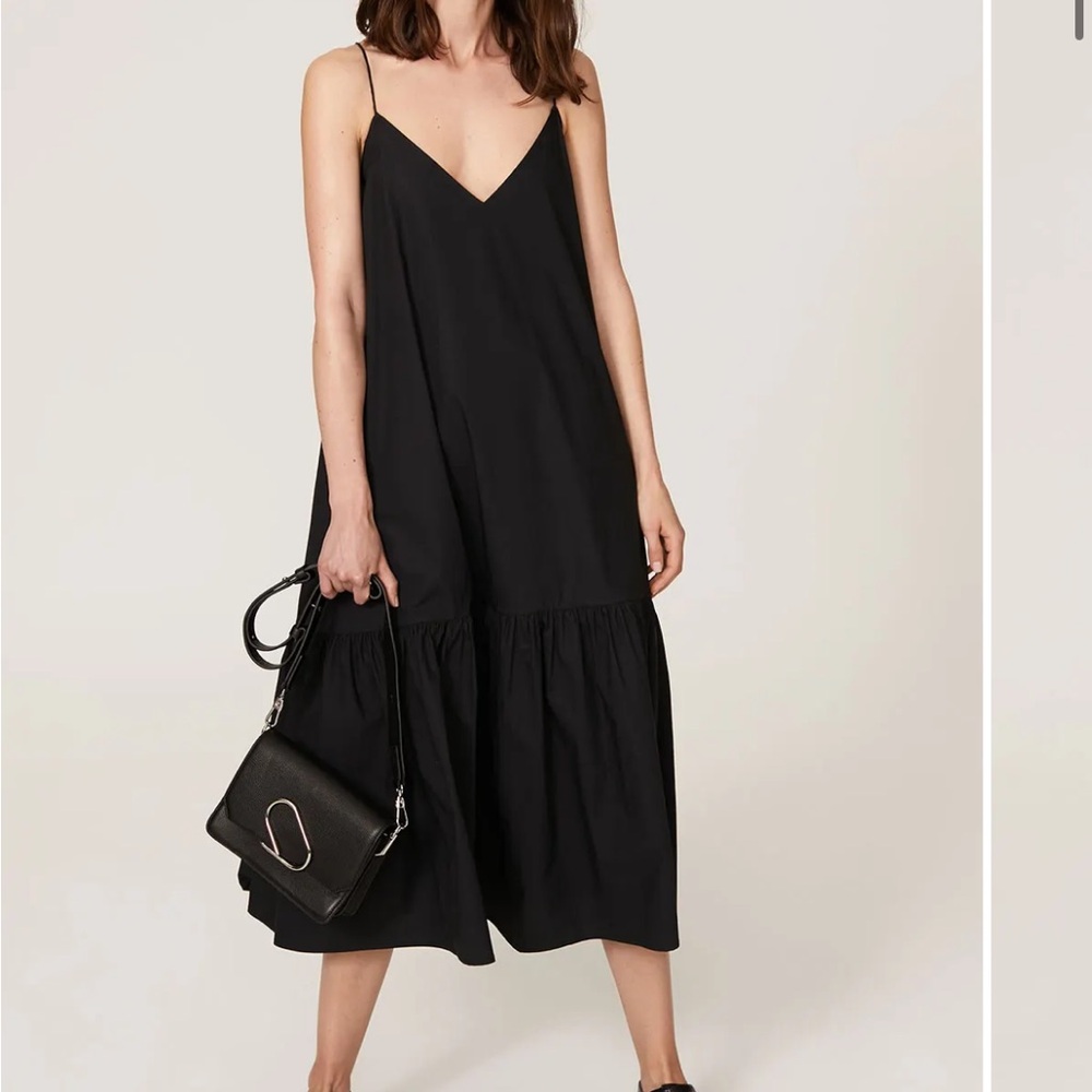 Anine Bing Black Midi Dress